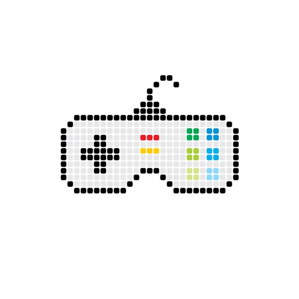 Icône de console de jeu joystick — Image vectorielle