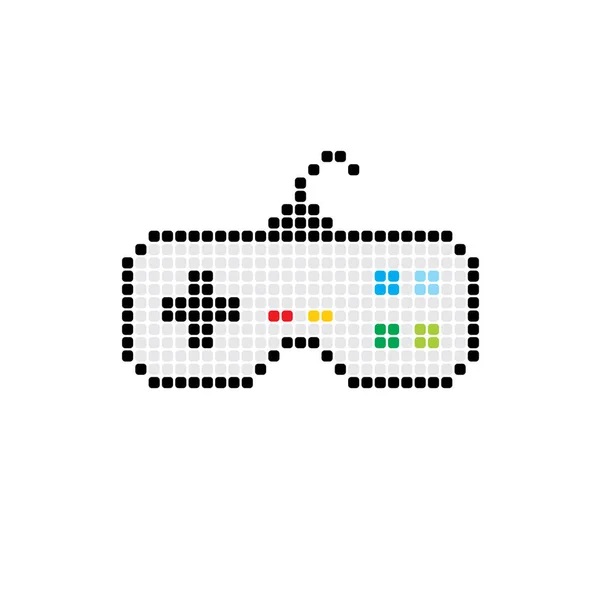 Icône de console de jeu joystick — Image vectorielle