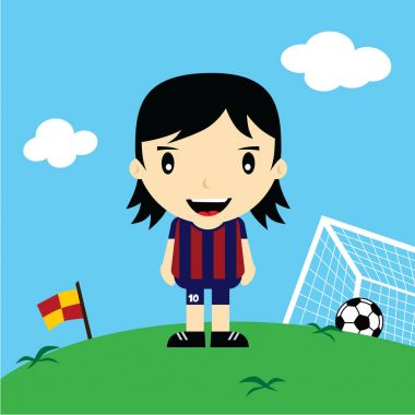 karikatür futbolcu 