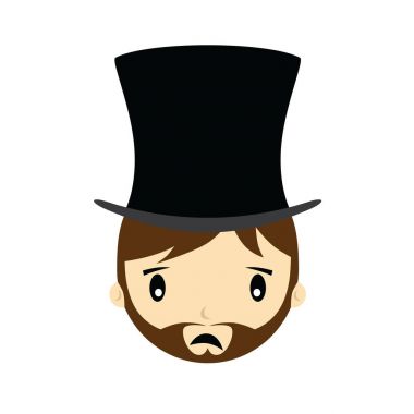 çizgi film yüz sakallı 