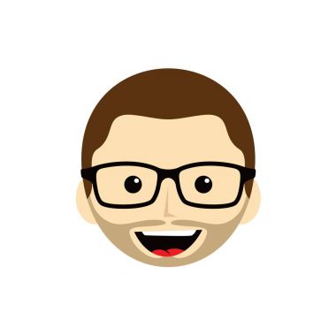 çizgi film yüz sakallı 