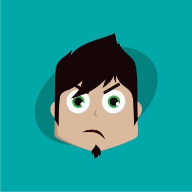 erkek çizgi film karakteri 