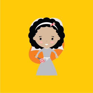 çizgi film kadın gelin