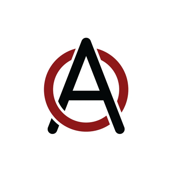 Ateismus motiv logo — Stockový vektor