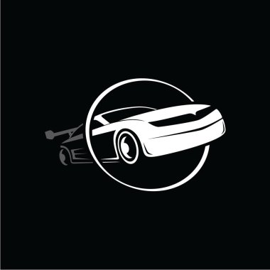hızlı bir araba logo
