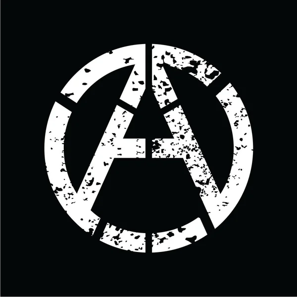 Anarchy Atheism Socialist Logo — Stock Vector