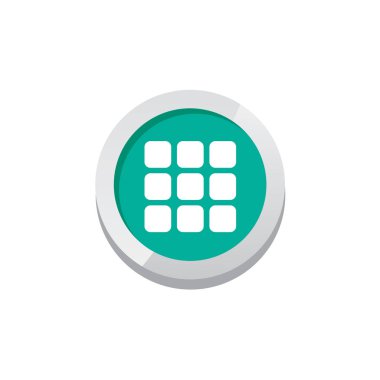 Menü kutusu düz simgesi