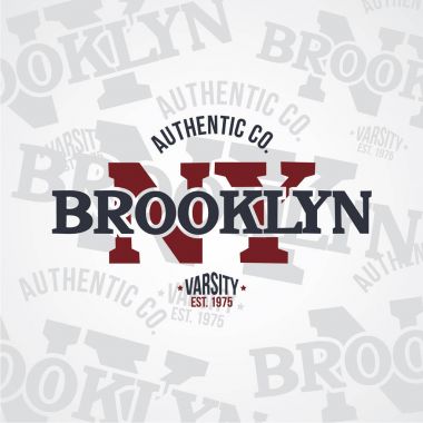 NY Brooklyn varsity rozeti