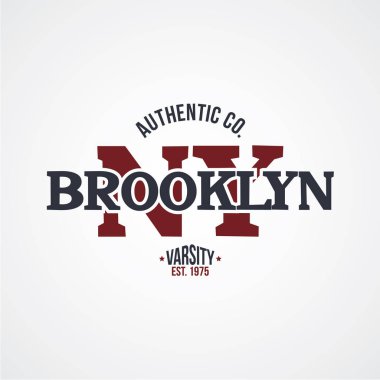 NY Brooklyn varsity rozeti