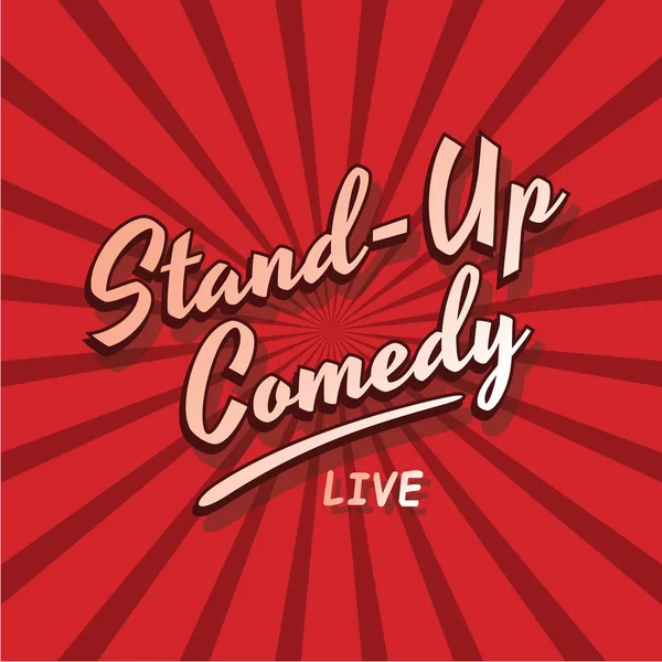 Stå upp komedi live — Stock vektor