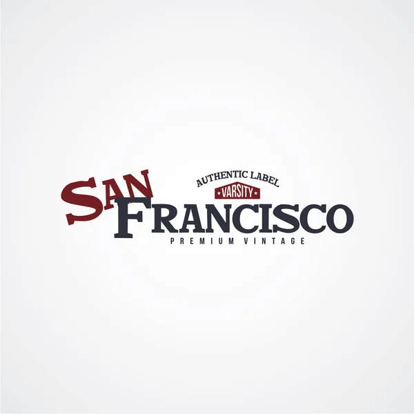 San Francisco Spojené státy — Stockový vektor