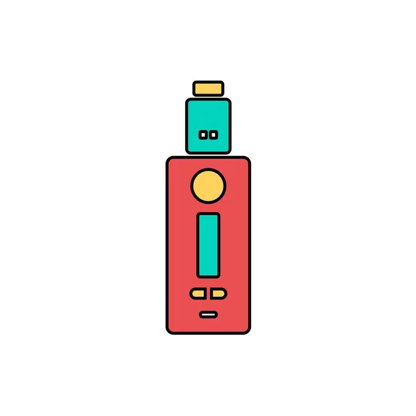 Vaporizador icono plano — Archivo Imágenes Vectoriales