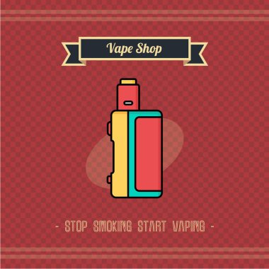 Elektronik taşınabilir Buharlaştırıcı desenle