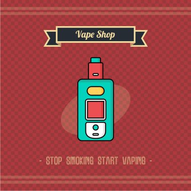 Elektronik taşınabilir Buharlaştırıcı desenle