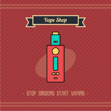 Elektronik taşınabilir Buharlaştırıcı desenle