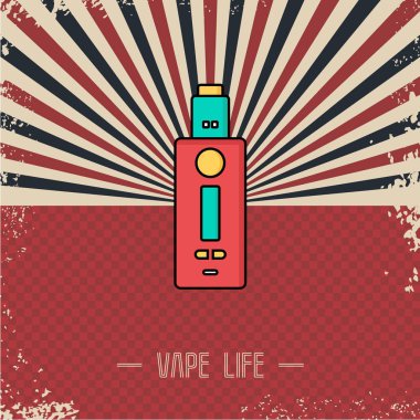 Elektronik taşınabilir Buharlaştırıcı desenle