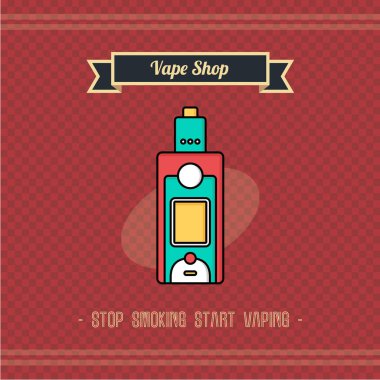 Elektronik taşınabilir Buharlaştırıcı desenle