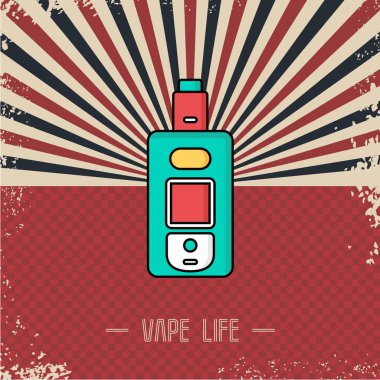 Elektronik taşınabilir Buharlaştırıcı desenle