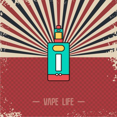 Elektronik taşınabilir Buharlaştırıcı desenle