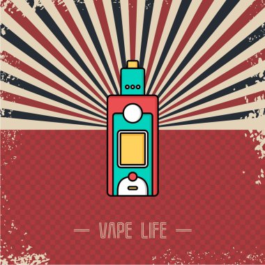 Elektronik taşınabilir Buharlaştırıcı desenle