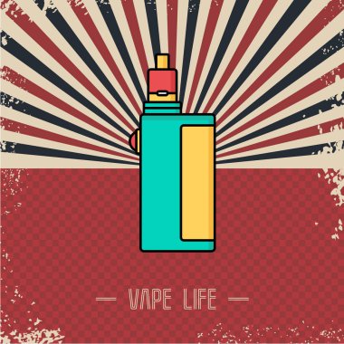 Elektronik taşınabilir Buharlaştırıcı desenle