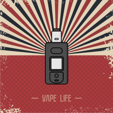 Elektronik taşınabilir Buharlaştırıcı desenle