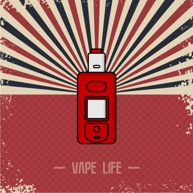 Elektronik taşınabilir Buharlaştırıcı desenle