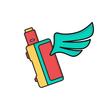 Kanat ile elektronik Buharlaştırıcı 