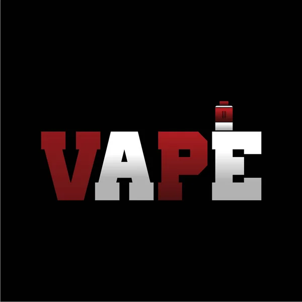 Vape yazı logo — Stok Vektör