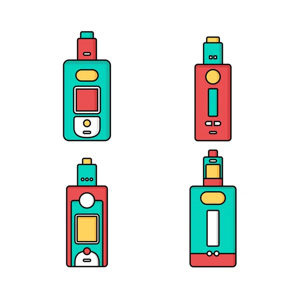 Modèle de vaporisateurs portables — Image vectorielle