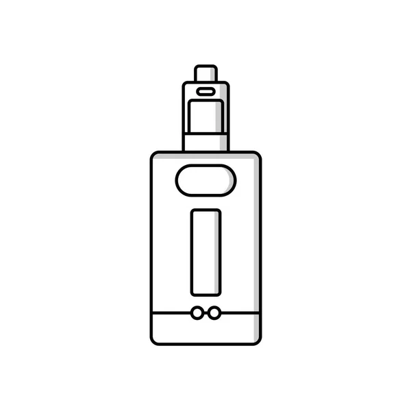 Vaporizador icono plano — Vector de stock