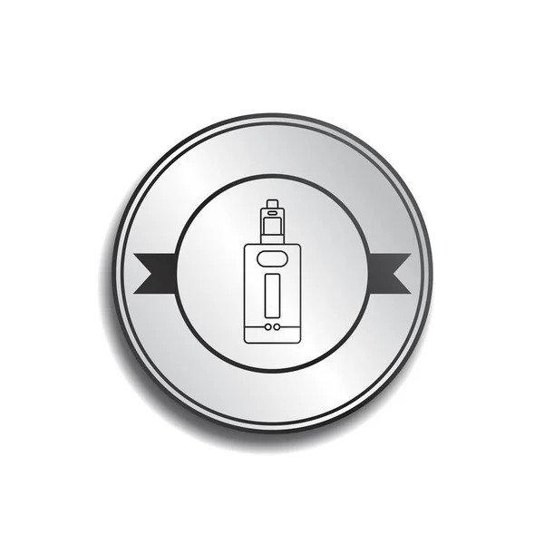 Logo vaporizzatore portatile elettronico — Vettoriale Stock