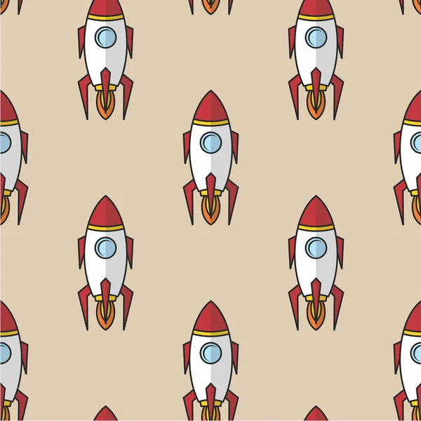 karikatür roket gemisi