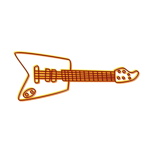 Rock gitara sztuka tematu — Wektor stockowy
