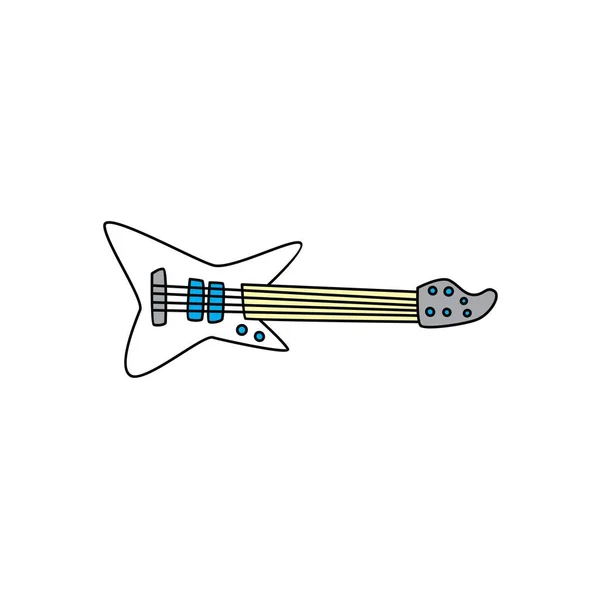 Rock guitar art theme — Stock Vector