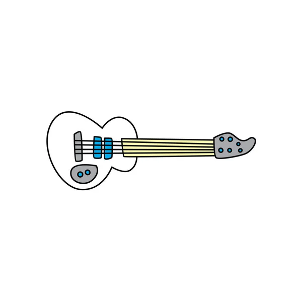 Rock guitar art theme — Stock Vector