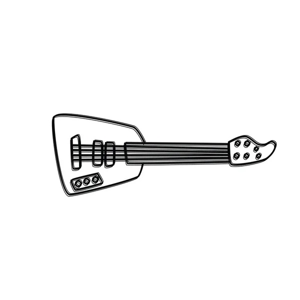 Rock guitar art theme — Stock Vector