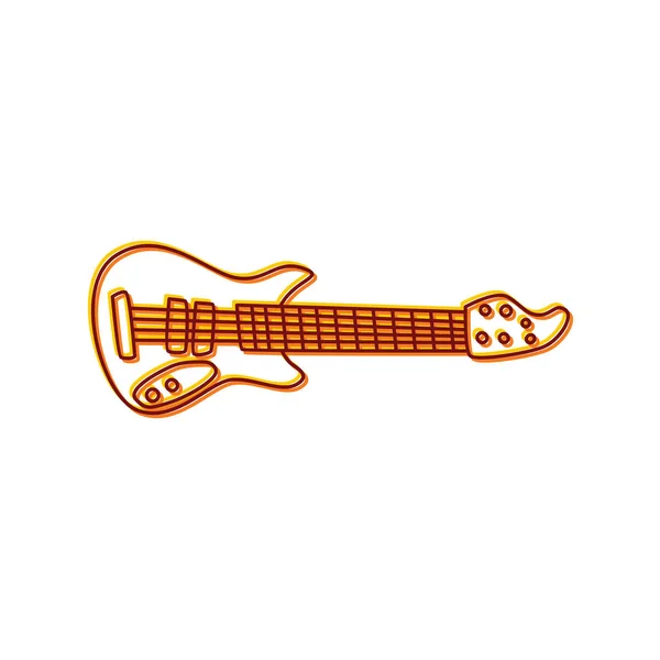 摇滚吉他艺术主题 — 图库矢量图片