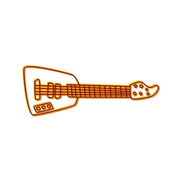 Thème d'art guitare rock — Image vectorielle