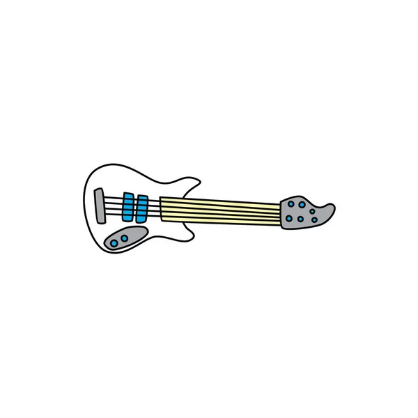 Rock guitar art theme — Stock Vector