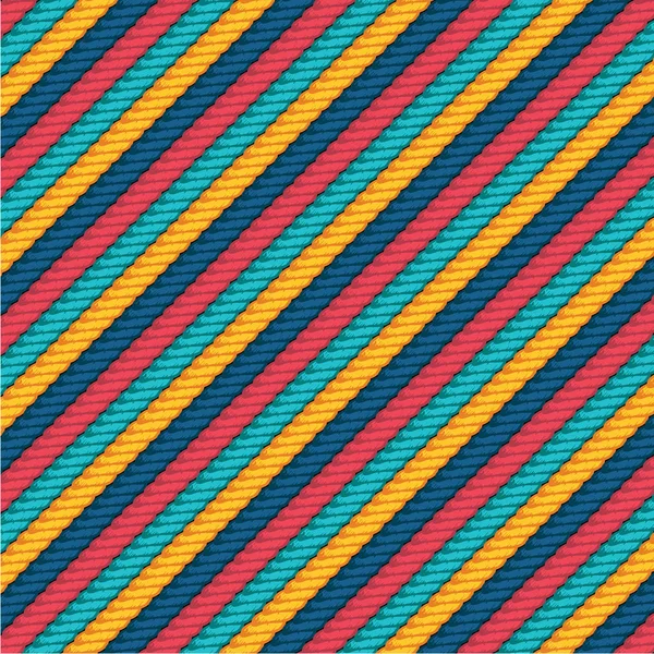 Color rope pattern — Stock Vector