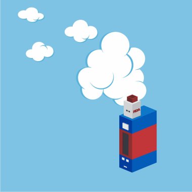 Elektronik taşınabilir Buharlaştırıcı logosu