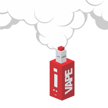 Renkli elektronik taşınabilir Buharlaştırıcı logo