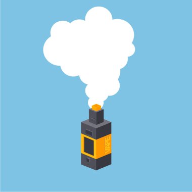 Renkli elektronik taşınabilir Buharlaştırıcı logo