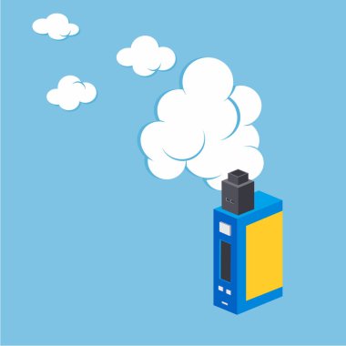 Renkli elektronik taşınabilir Buharlaştırıcı logo