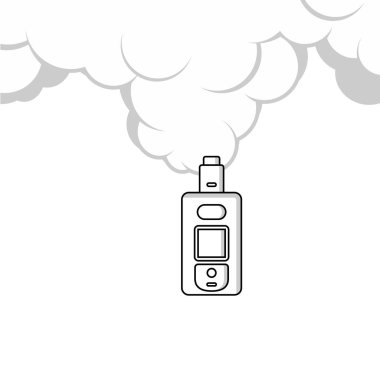 Renkli elektronik taşınabilir Buharlaştırıcı logo