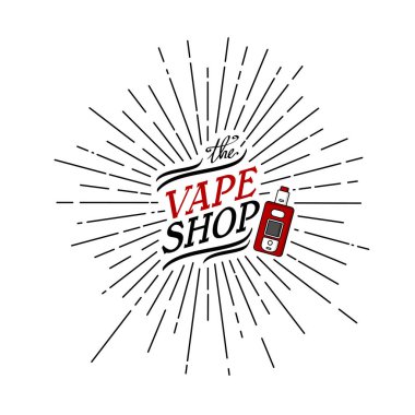 Renkli elektronik taşınabilir Buharlaştırıcı logo