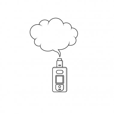 Renkli elektronik taşınabilir Buharlaştırıcı logo