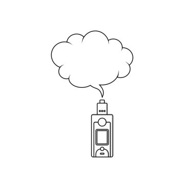 Renkli elektronik taşınabilir Buharlaştırıcı logo