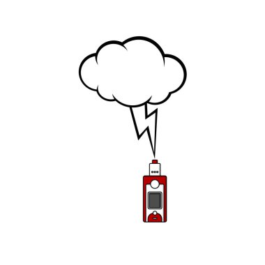 Renkli elektronik taşınabilir Buharlaştırıcı logo